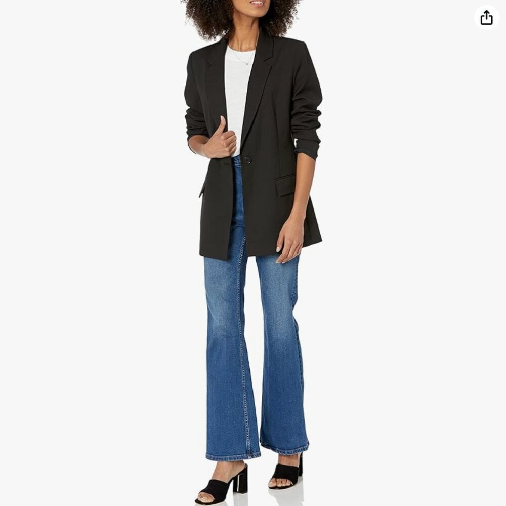 (2nd) NWT The Drop Women's Blake Long Blazer
